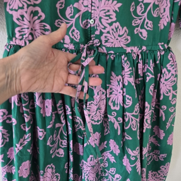 XiRENA Aurie 100% Cotton Puff Sleeve Mini Dress Pockets Size Medium New No Tag - Picture 7 of 16